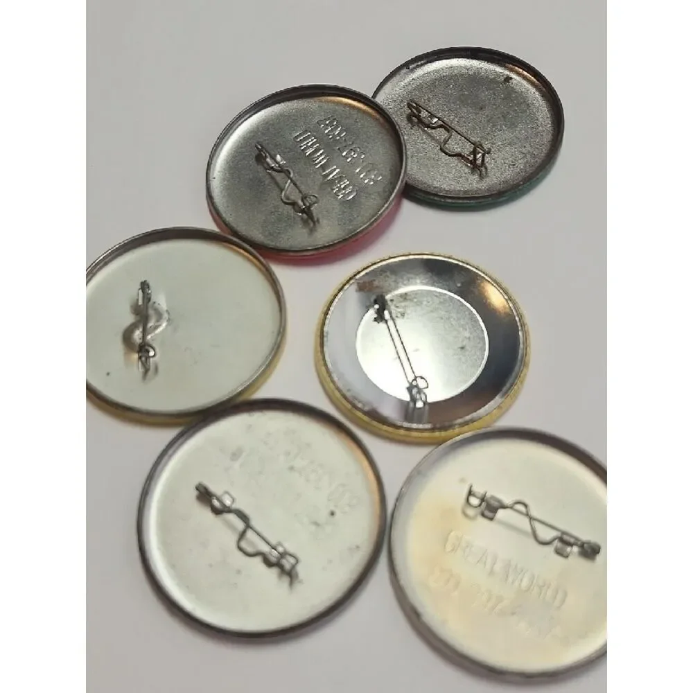 Tractor Collectible Button Set - Yellow, Red, Green